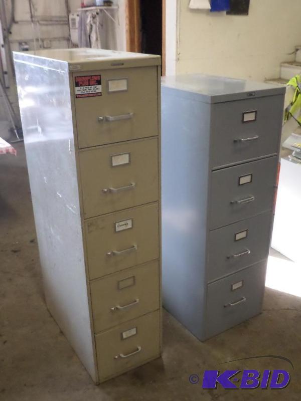 (2) Upright Steel File Cabinets...