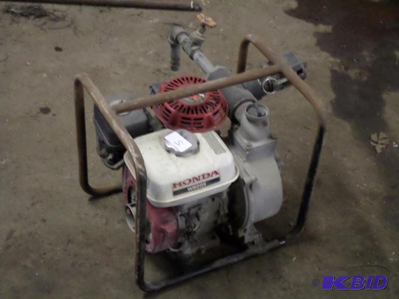 North Star Trash Pump With Honda Gas Engine, ...
