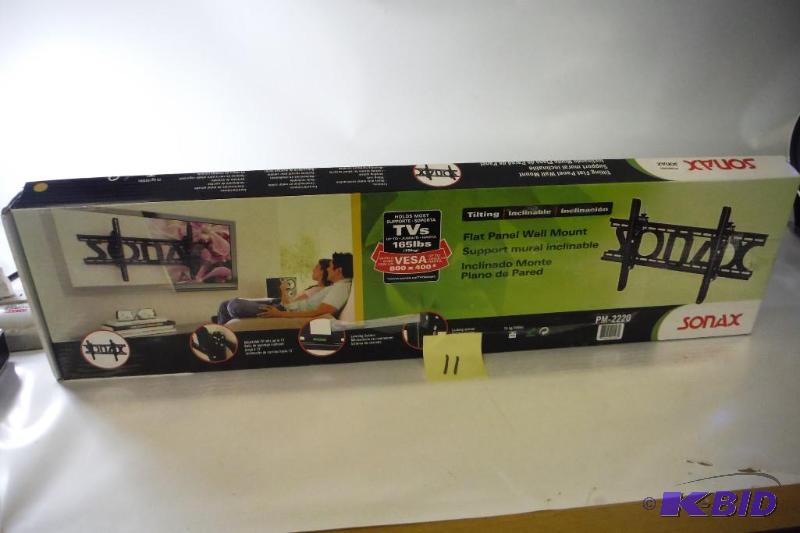 lot 11 image: Sonax PM-2220 Tilt Wall Mount Stand for 32-Inch to 90-Inch TV