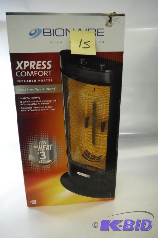 lot 15 image: Bionaire Instant Comfort Infrared Heater