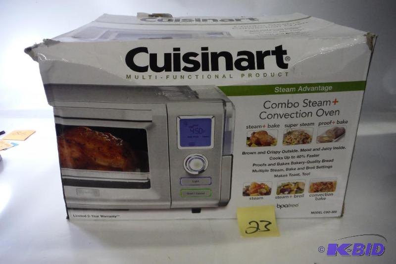 lot 23 image: Cuisinart CSO-300 Combo SteamConvection Oven, Silver