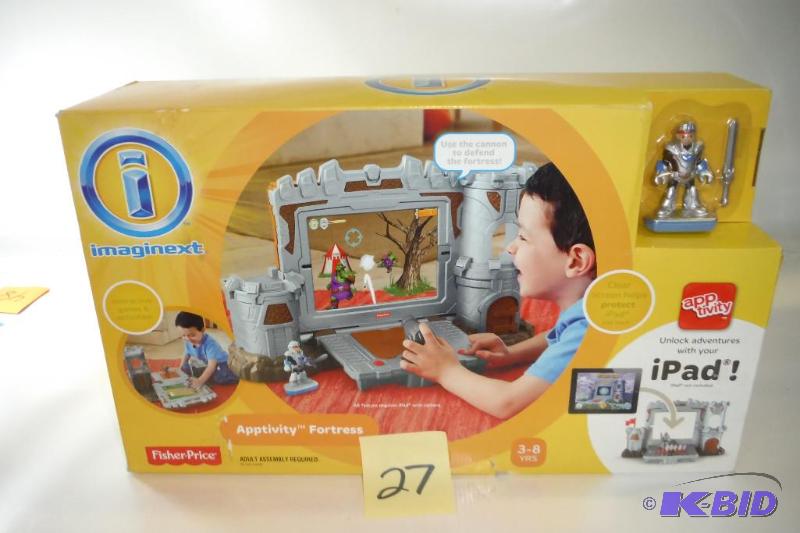 lot 27 image: Fisher-Price Imaginext Apptivity Fortress
