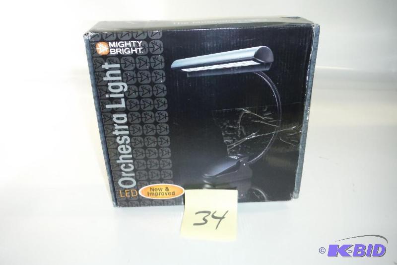 lot 34 image: Mighty Bright Orchestra Light, with Adapter and Bag