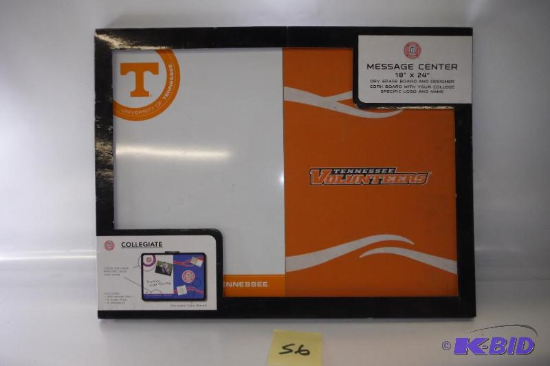 lot 56 image: Turner CLC Tennessee Volunteers Message Center, 18 x 24 Inches (8610063)