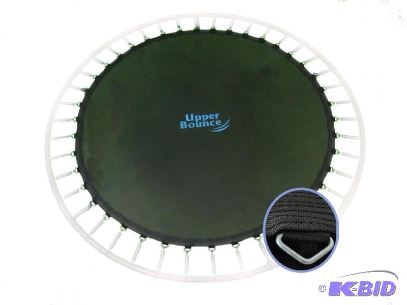 lot 91 image: 14 Trampoline Jumping Mat fits for 14 FT. Round Frames with 88 V-Rings for 7 Springs (springs not included)