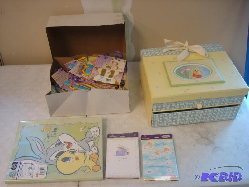 Lot Of Baby Stuff Keepsake Box...