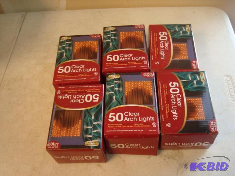 Lot Of New Clear Arch Christmas Lights...