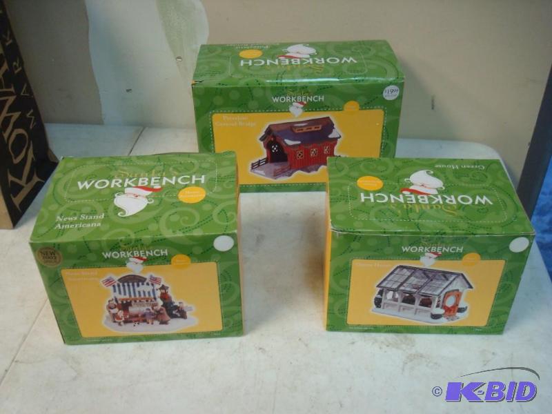 Lot Of Christmas Village Items...