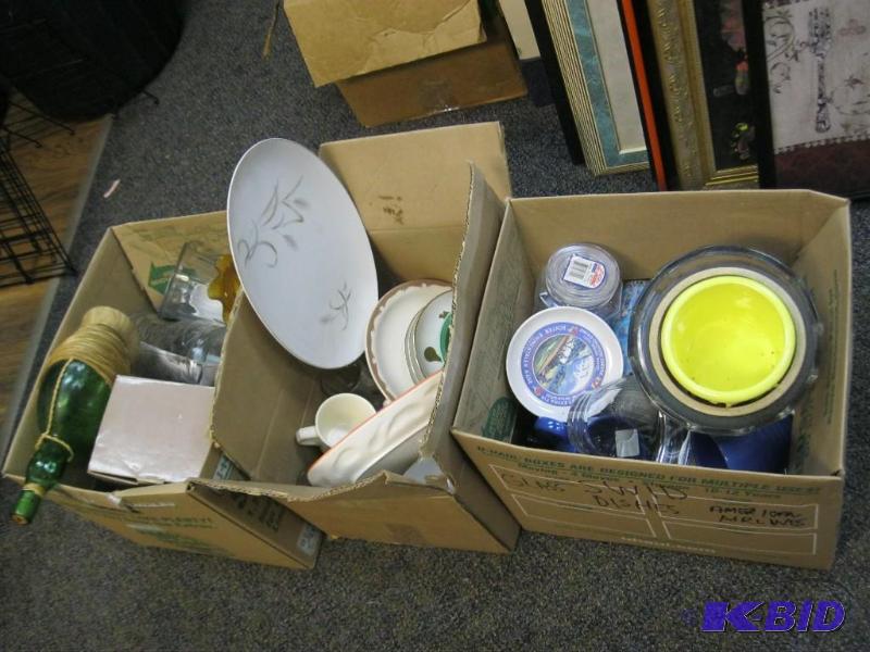 Three Boxes Of Treasures Includes Vintage Gre...