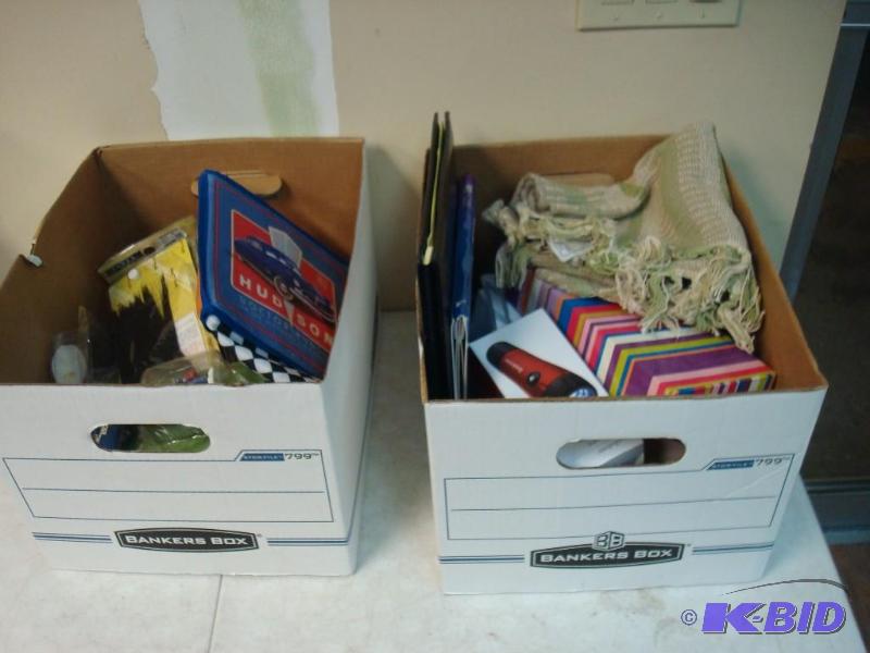 Two Boxes Of Treasure Includes Rug And Flashl...
