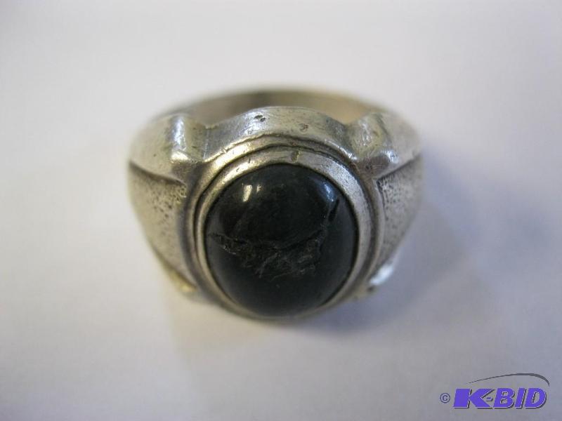 Mans Sterling Ring With Stone, Stone Is&nbsp...
