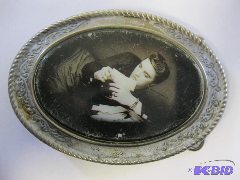 Elvis Belt Buckle, Shows Wear...