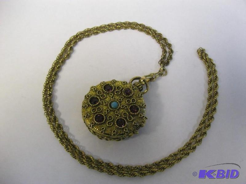 Gold Filled Necklace Pill Case...