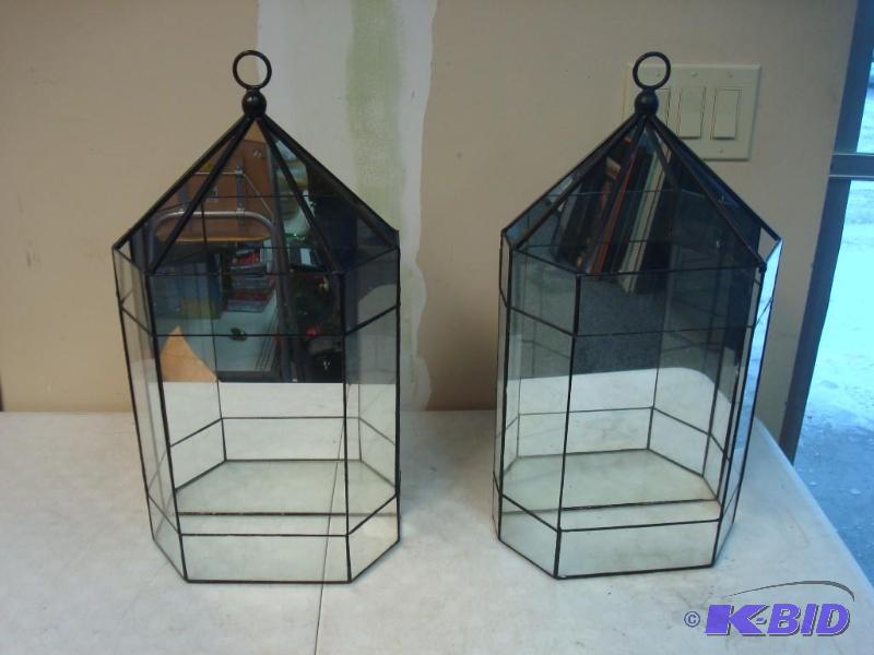 Pair Of Pottery Barn Mirror Hanging Wall Disp...