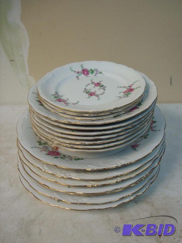 Stack Of Royal Kent Fine China Plates From Po...