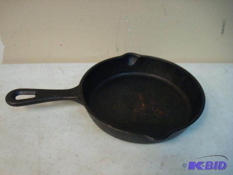 Six Inch Cast Iron Pan, Used, Some Wear...