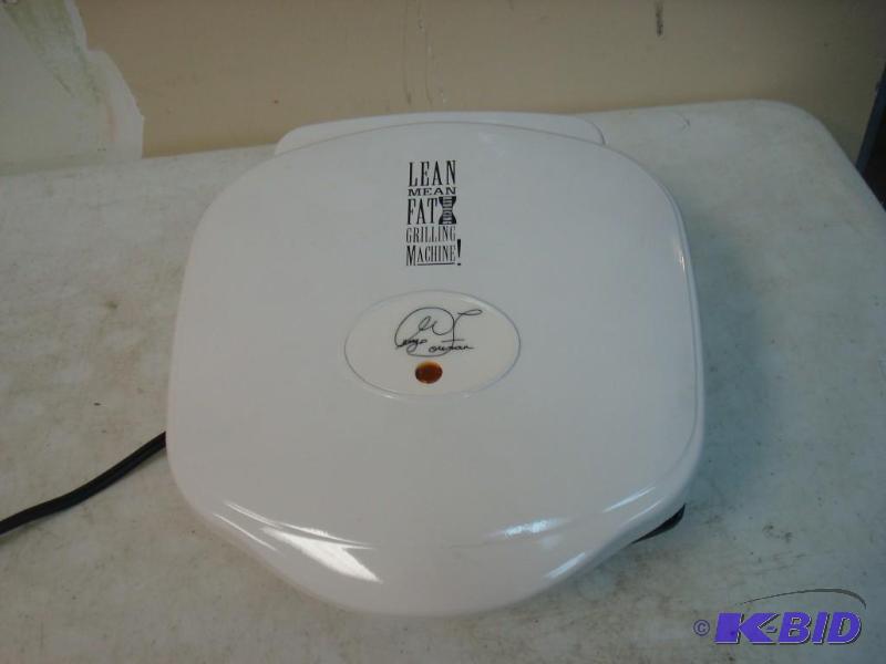 Small George Foreman Grill, No Dip Tray...