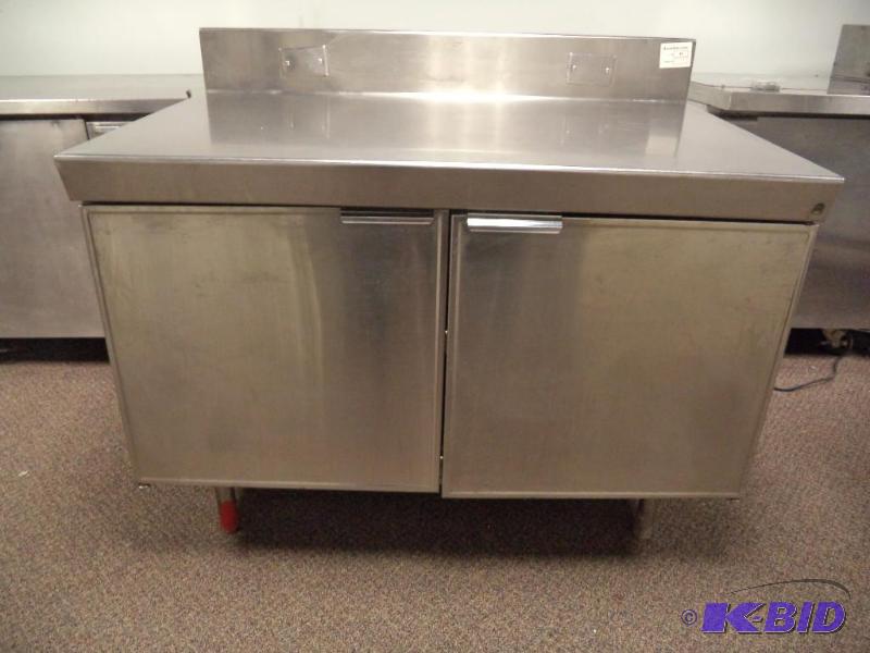 Prep Table with dry storage underneath