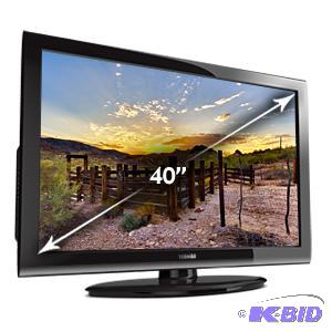 lot 101 image: Toshiba 40" TV - Model 40E220U - Has bas...