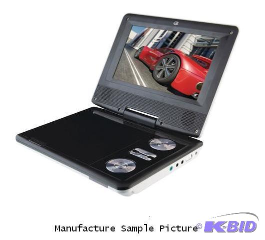 lot 212 image: GPX 7" Portable DVD Player with Carrying...