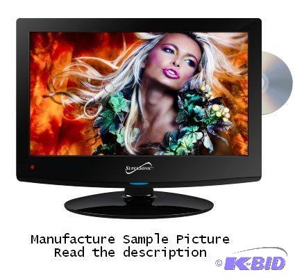 lot 218 image: Supersonic 15.6" LED HDTV with DVD Playe...