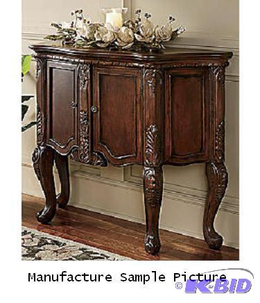 lot 26 image: Hand Carved Two Door Console - Beautify your ...