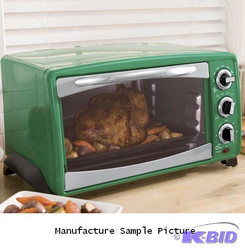 lot 29 image: Ginnys 6 Slice Toaster Oven - Emerald - ...