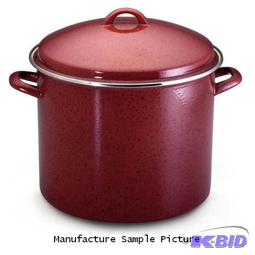 lot 30 image: Paula Deen Cookware 12 Quart Stock Pot  - Du...