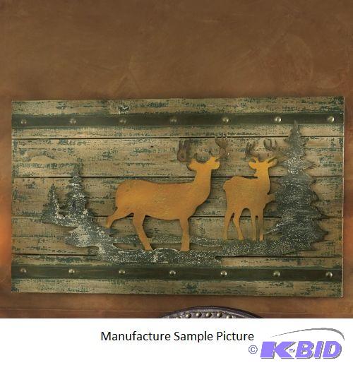 lot 57 image: Lodge Wall Plaque -&nbspLike an artisan piec...