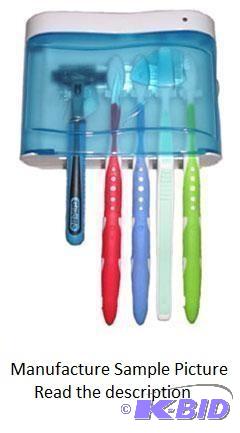 lot 69 image: Ultraviolet Toothbrush Sanitizer - Retail $22...