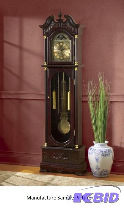 lot 77 image: Grandfather Clock -&nbspStunning carved acce...