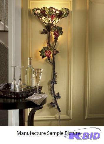 lot 79 image: Stained Glass Grape Wallchiere - Plump bunche...