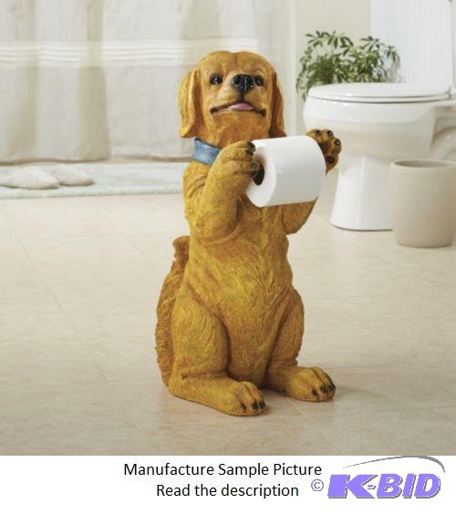 lot 96 image: Dog Tissue Holder -&nbspLike the St. Bernard...