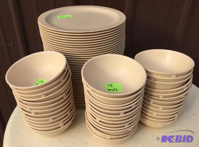 lot 58 image: Plates & Bowls