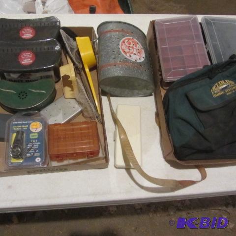 Minnow Pail, Bait Boxes