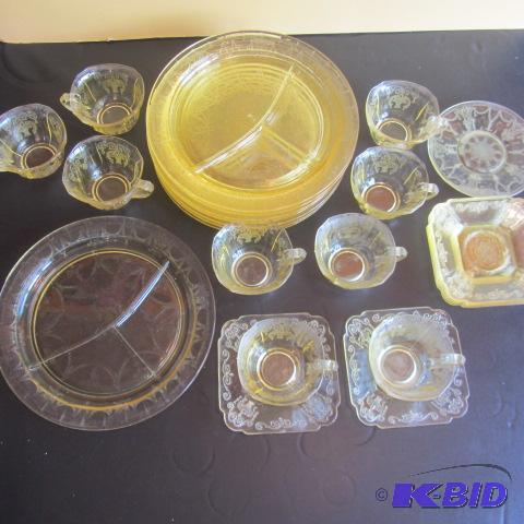 Yellow Depression Glass