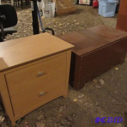 Wood Trunk, Night Stand