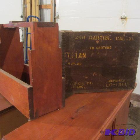 Vintage Ammo Box, Carrier