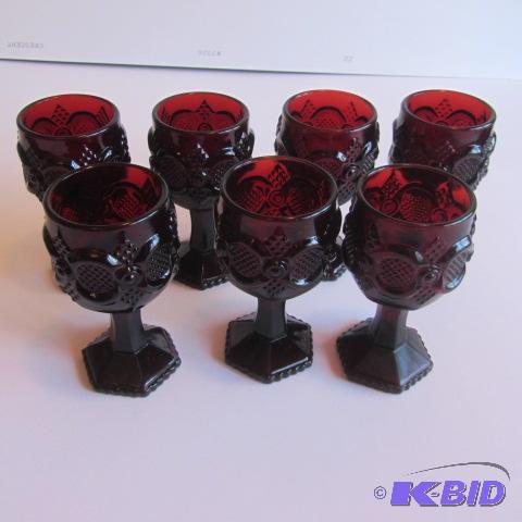Cape Code Ruby Stemware