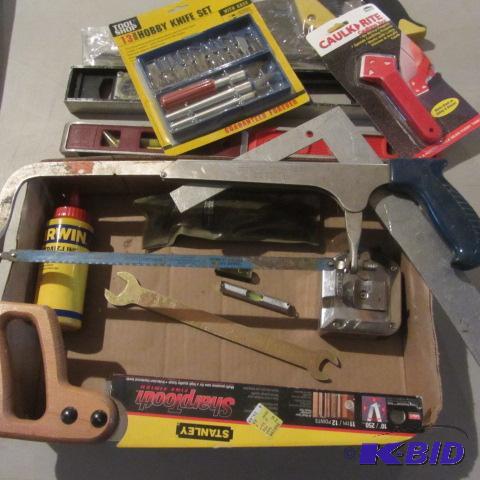 Hobby Knife, Levels, Saws