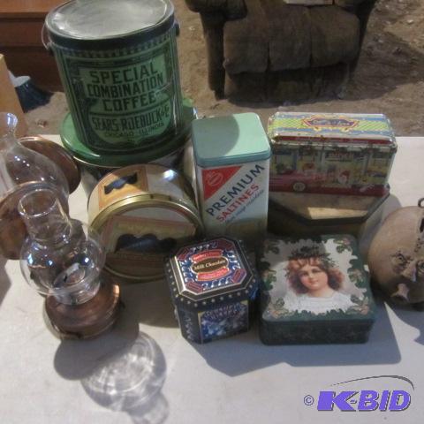 Tins, Vintage Coffee Pail