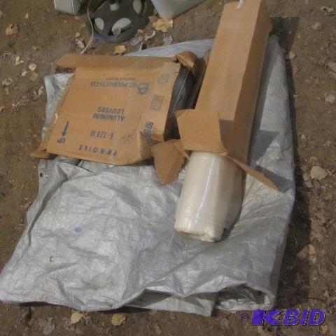 Plastic, Louvers, Tarp