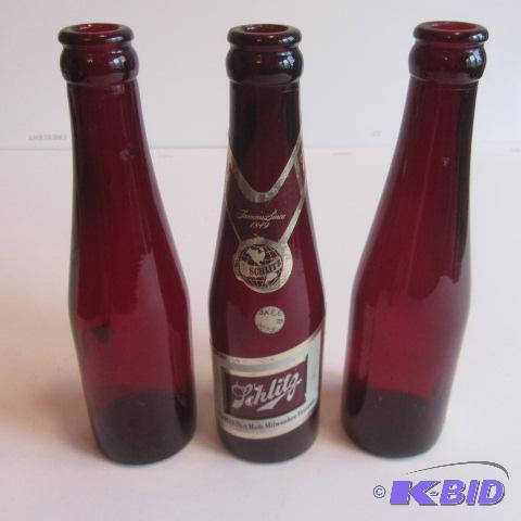 Royal Ruby Beer Bottles