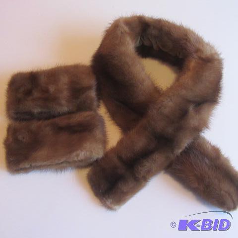Mink Collar and Cuffs