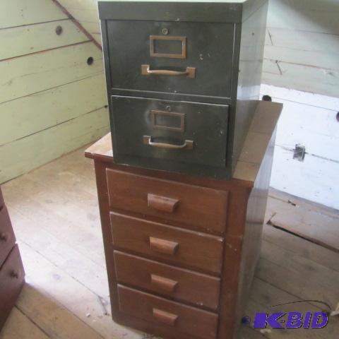 Metal and Wood Cabinets