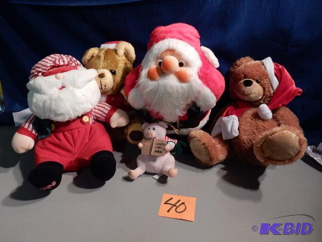 lot 40 image: Misc. stuffed animals as pictured.. These are...
