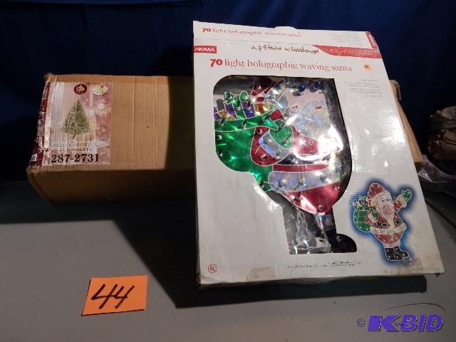 lot 44 image: 4 12 ft Artificial Christmas Tree, Bristol F...