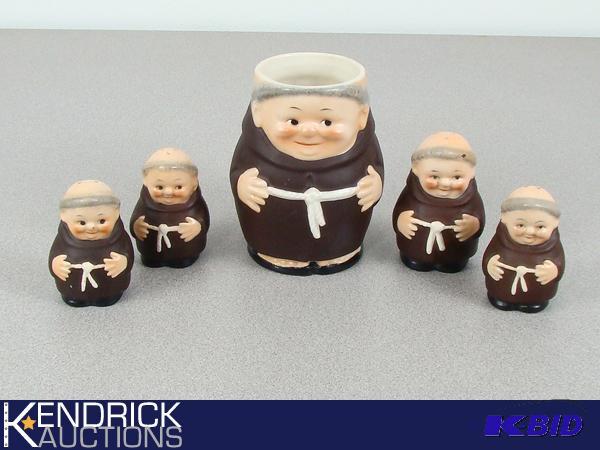 Lot of 5 Vintage Hummel Fryer Salt and Pepper Figurines