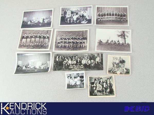 Lot of 11 Vintage and Antique Photos of Sporting and Theatre