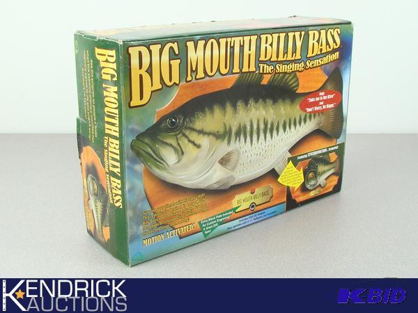 Mint in Box Big Mouth Billy Bass Singing Wall Fish